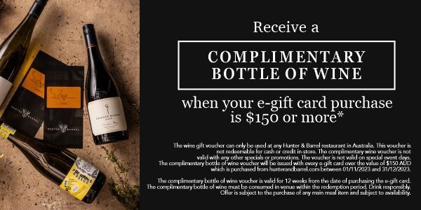 Complimentary Wine Voucher Promotion
